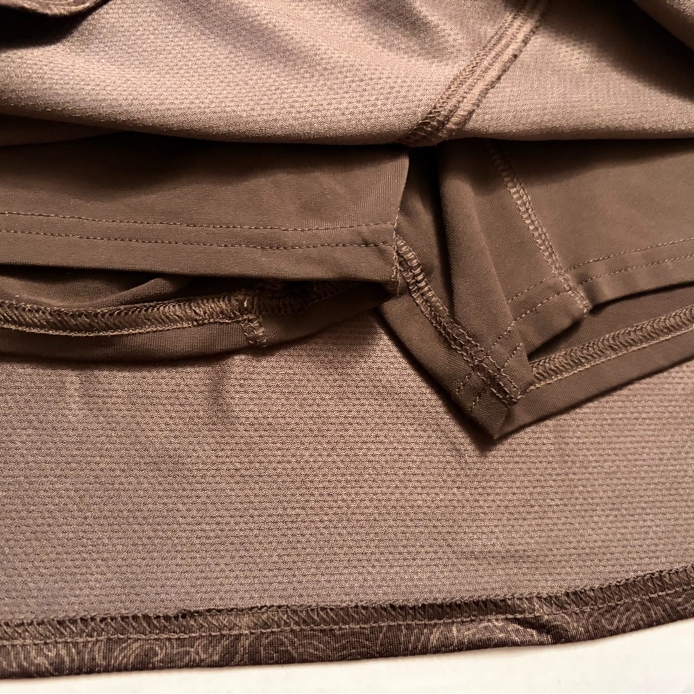 Columbia Titanium Brown Athletic Skort Paisley Print Hiking Trail Skirt Women - Picture 4 of 8